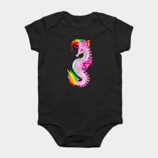 Unicorn Seahorse Baby Bodysuit